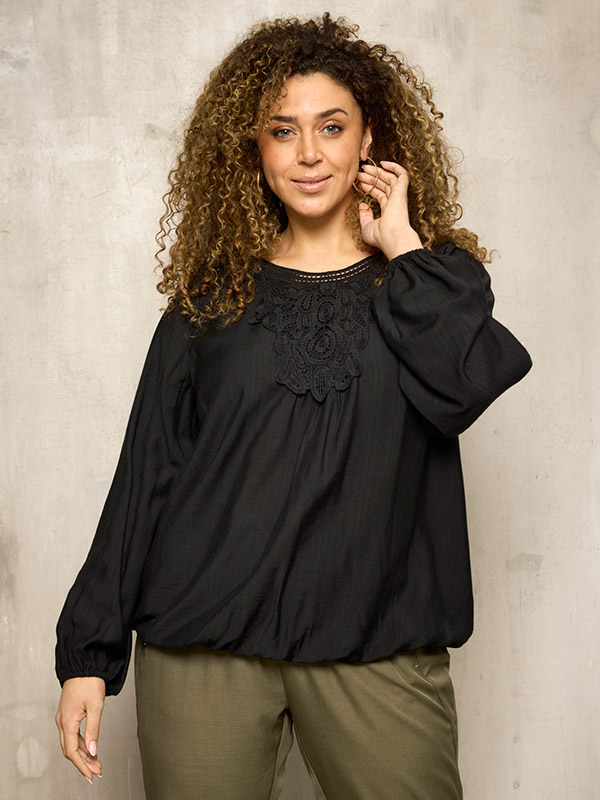 ZH-SIMY - Plus Size Blus fra Zhenzi