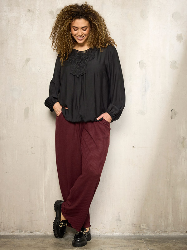 ZH-SIMY - Plus Size Blus fra Zhenzi