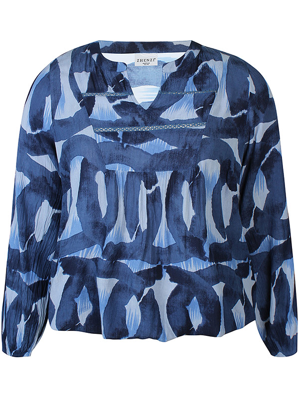 ZH-SINI - Plus Size Blus fra Zhenzi