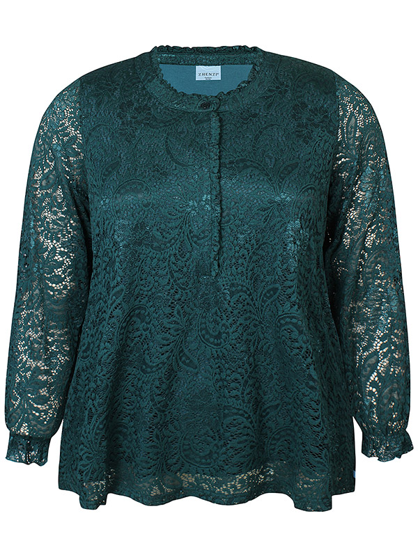 ZH-TIST - Plus Size Blus fra Zhenzi