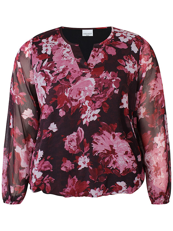 ZH-TOYA - Plus Size Blus fra Zhenzi