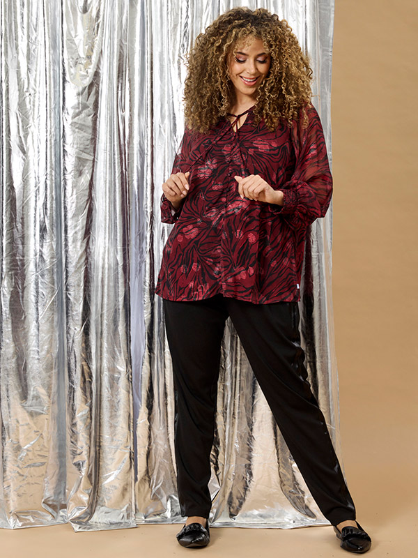 ZH-TULA - Plus Size Blus fra Zhenzi
