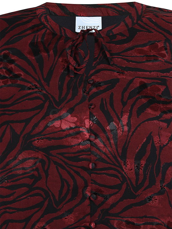 ZH-TULA - Plus Size Blus fra Zhenzi