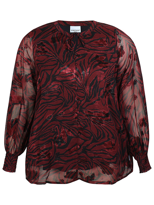 ZH-TULA - Plus Size Blus fra Zhenzi