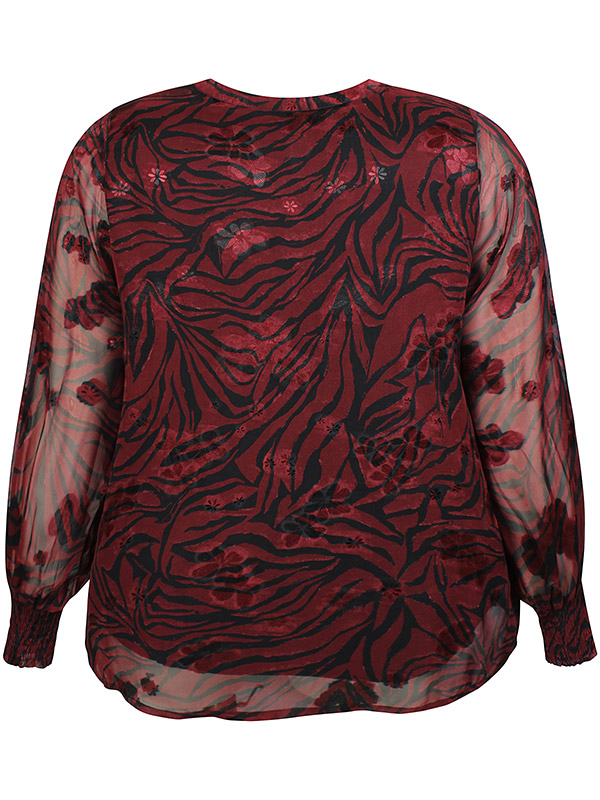 ZH-TULA - Plus Size Blus fra Zhenzi