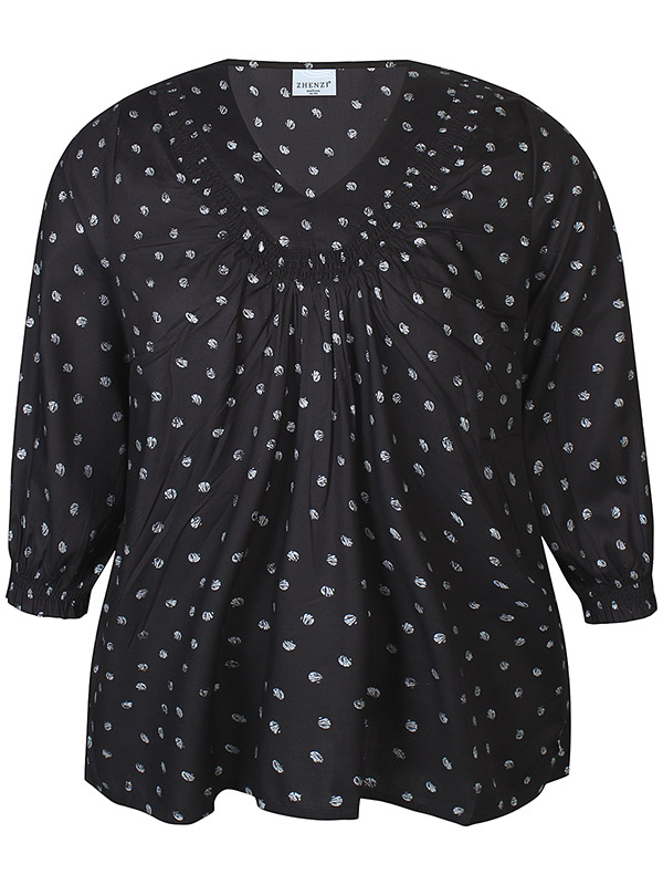 ZH-VELA - Plus Size Blus fra Zhenzi