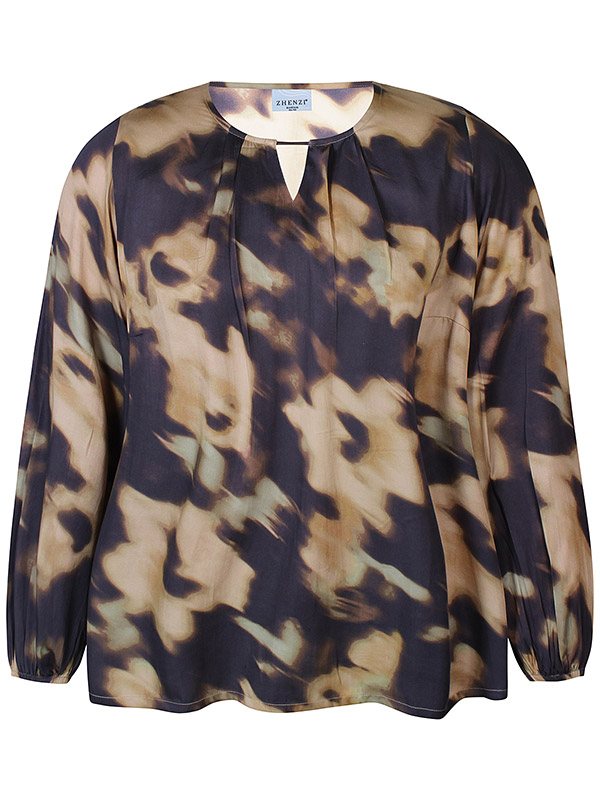 ZH-VERA - Plus Size Blus fra Zhenzi