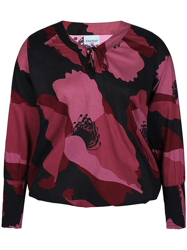 ZH-SADIE - Plus Size Blus fra Zhenzi
