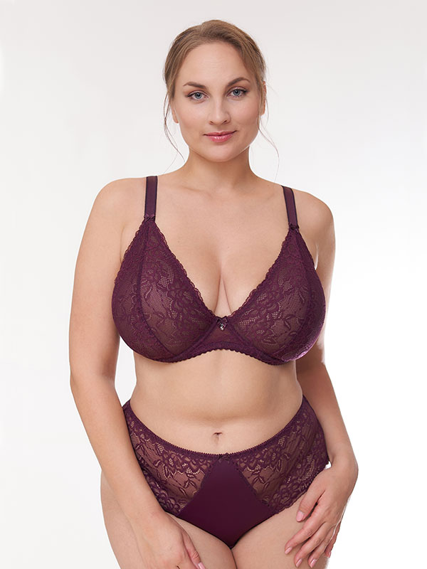 VALENTINE - Plus Size BH med bygel fra Plaisir