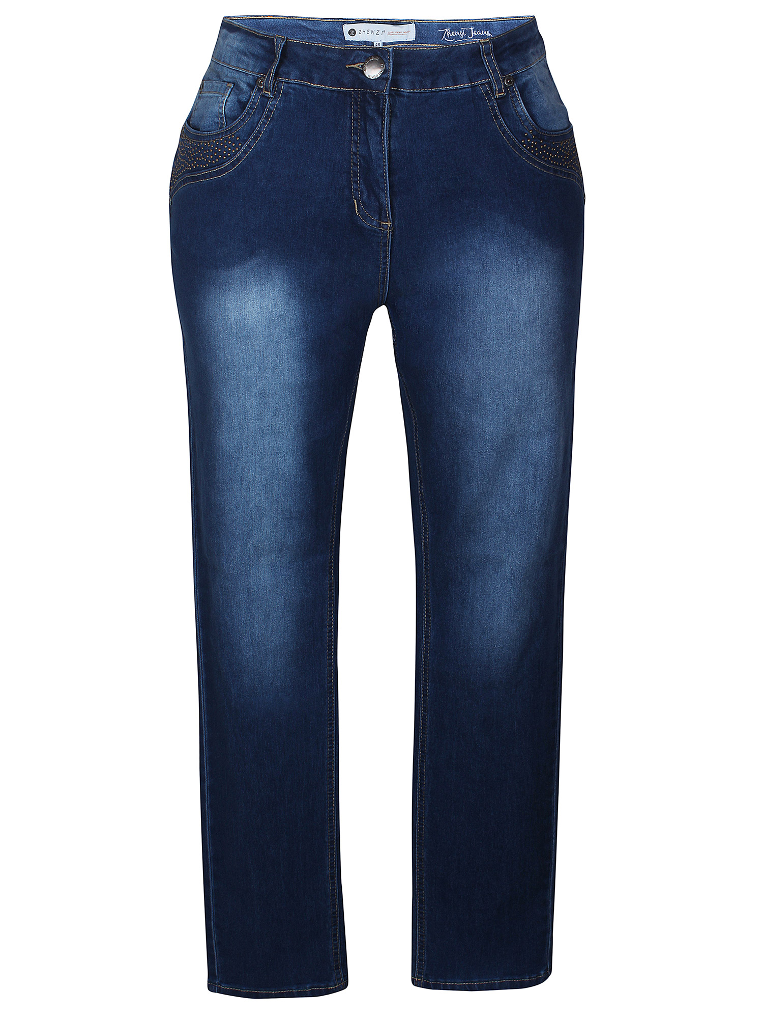 Jeans Med Fina Fickdetaljer fra Zhenzi