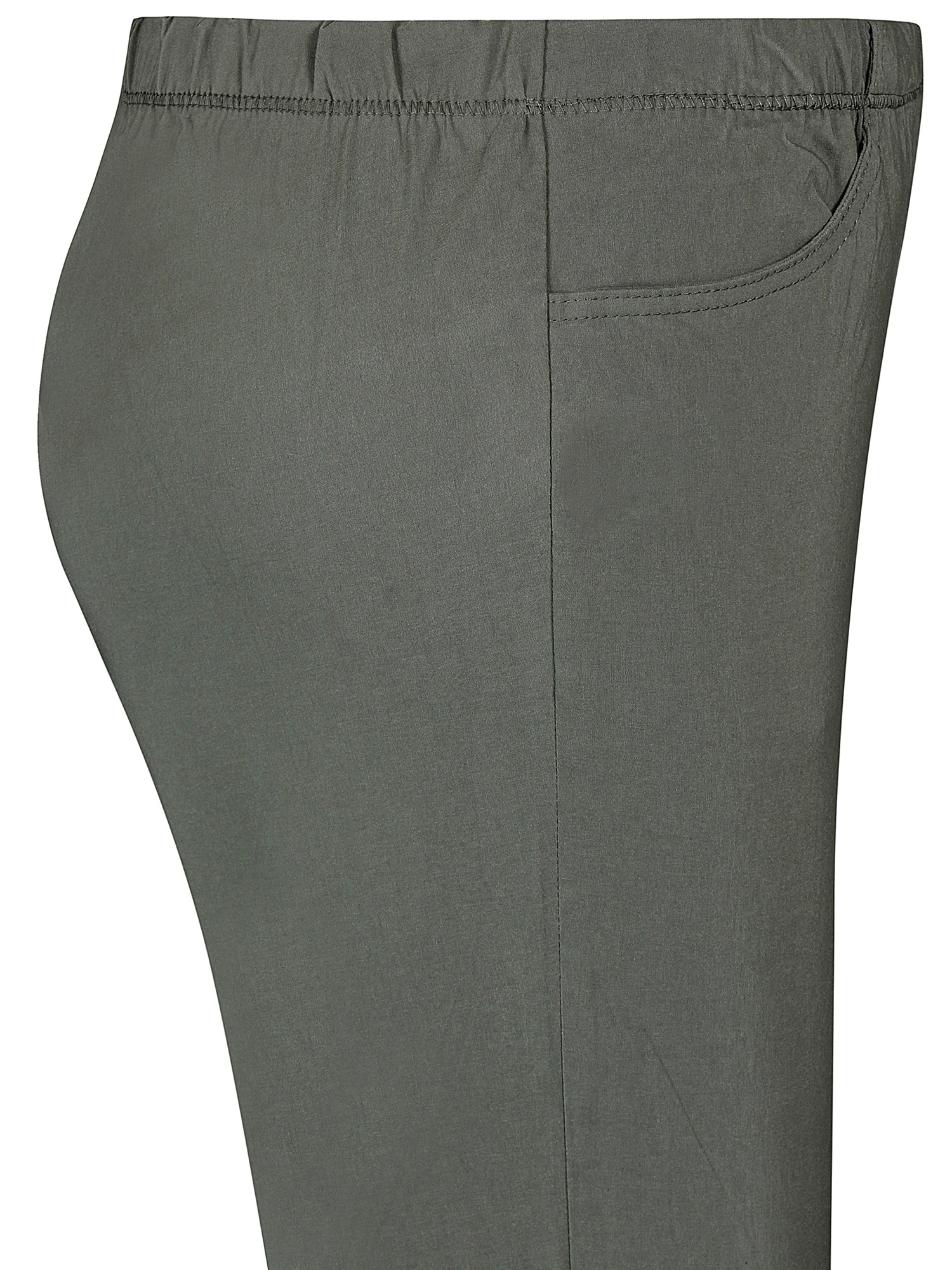 JAZZY - Gröna byxor i stretchviskos fra Zhenzi