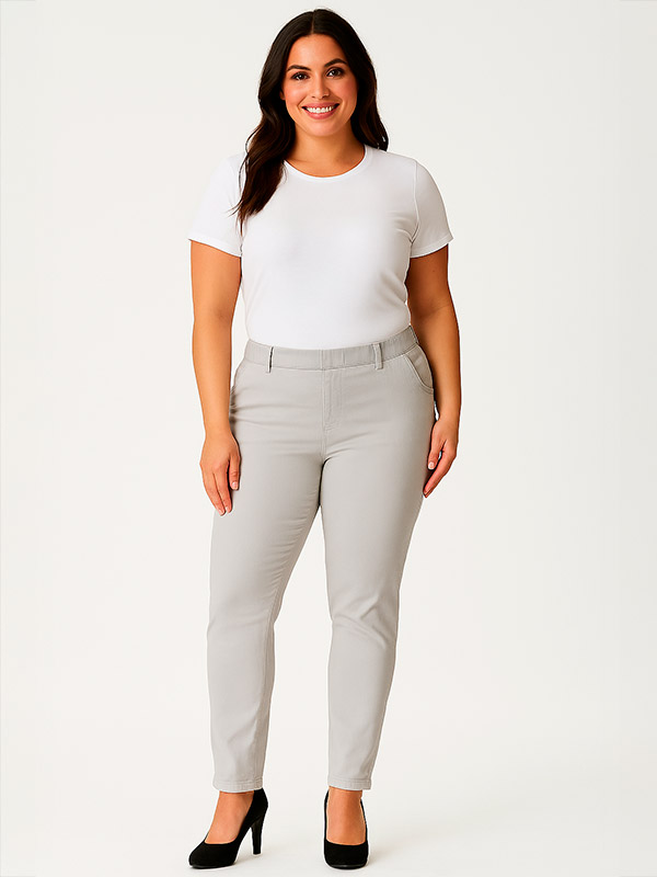 TWIST  - Plus Size Byxor fra Zhenzi