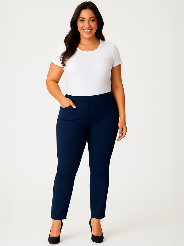 TWIST  - Plus Size Byxor fra Zhenzi
