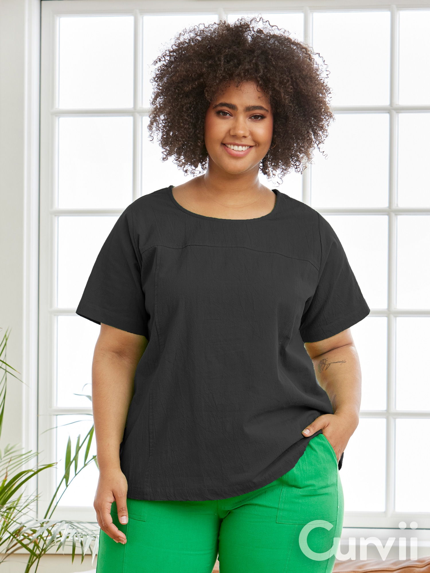AMIN  - Plus Size Blus fra Zhenzi