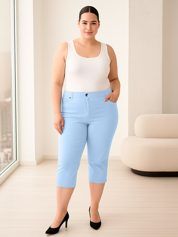 TWIST  - Plus Size Byxor fra Zhenzi