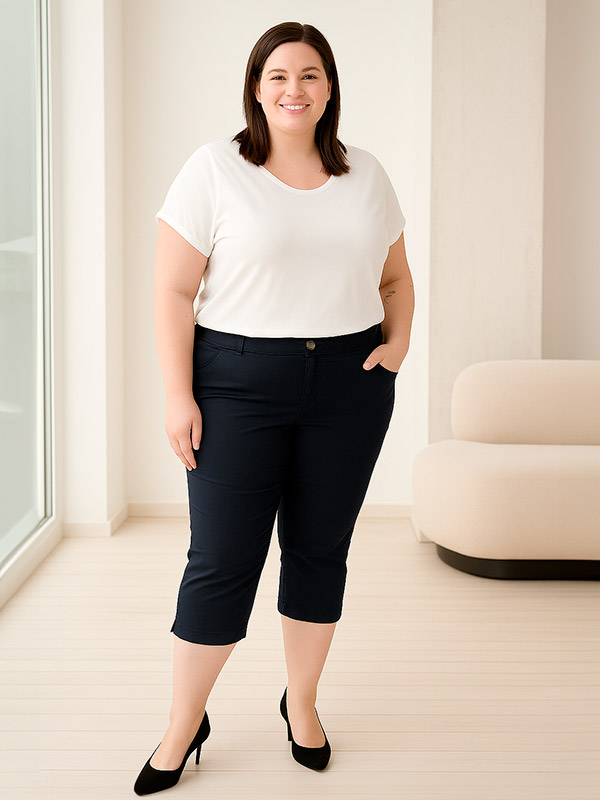 TWIST - Plus Size Byxor fra Zhenzi
