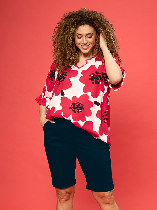 STEP - Plus Size Shorts fra Zhenzi