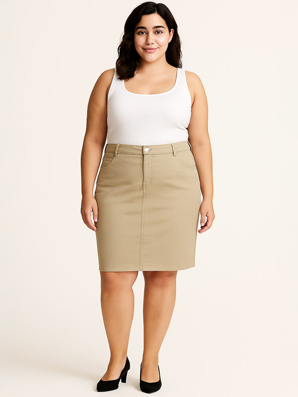 BOYER - Plus Size Kjol fra Zhenzi