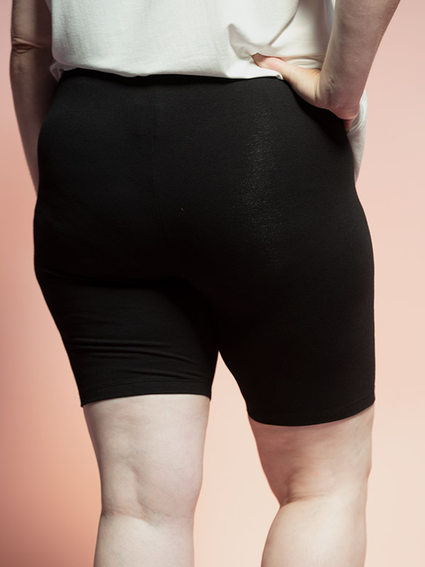 KANT - Svarta cykelshorts i bomullsjersey fra Zhenzi