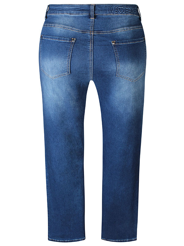 STOMP - Blå jeans i stretchig bomullsdenim fra Zhenzi