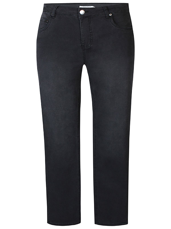 STOMP - Svarta jeans i stretchig bomullsdenim fra Zhenzi