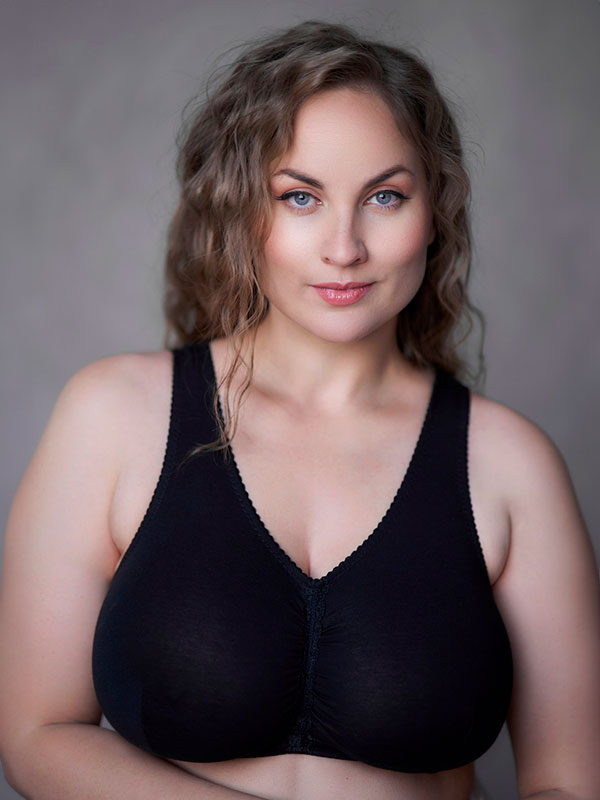 UNIQUE BOMULD - Plus Size BH utan bygel fra Plaisir