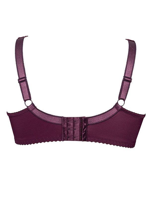 619435-24-beate-full-lace-bra-dark-cherry fra Plaisir