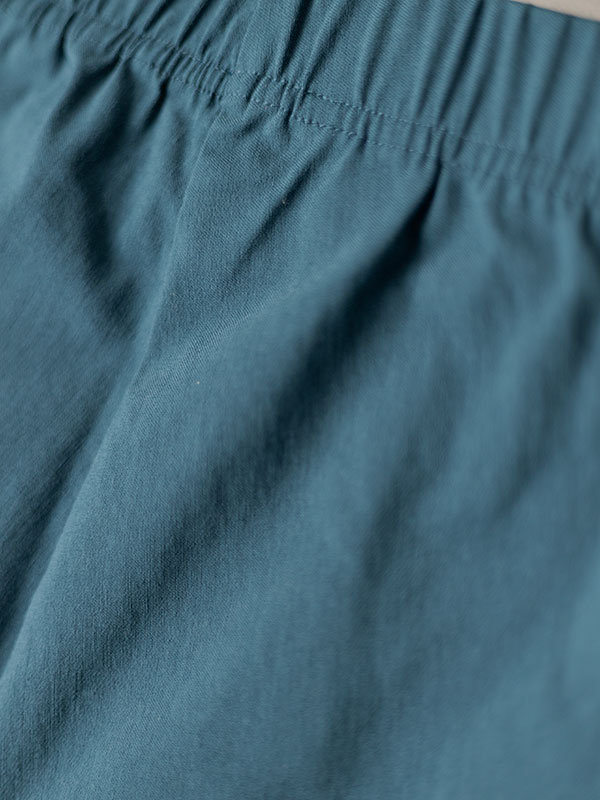 CLARA - Petroleumblå leggings i kraftig kvalitet fra Gozzip