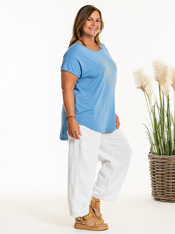 CLARA - Plus Size Byxor fra Gozzip
