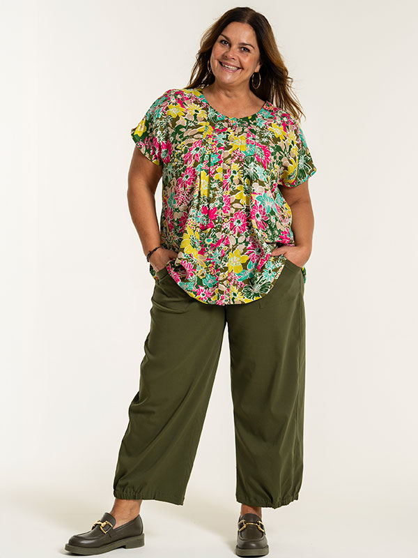 CLARA - Plus Size Byxor fra Gozzip