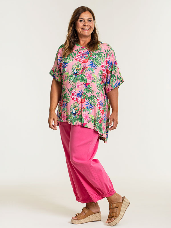 CLARA - Plus Size Byxor fra Gozzip