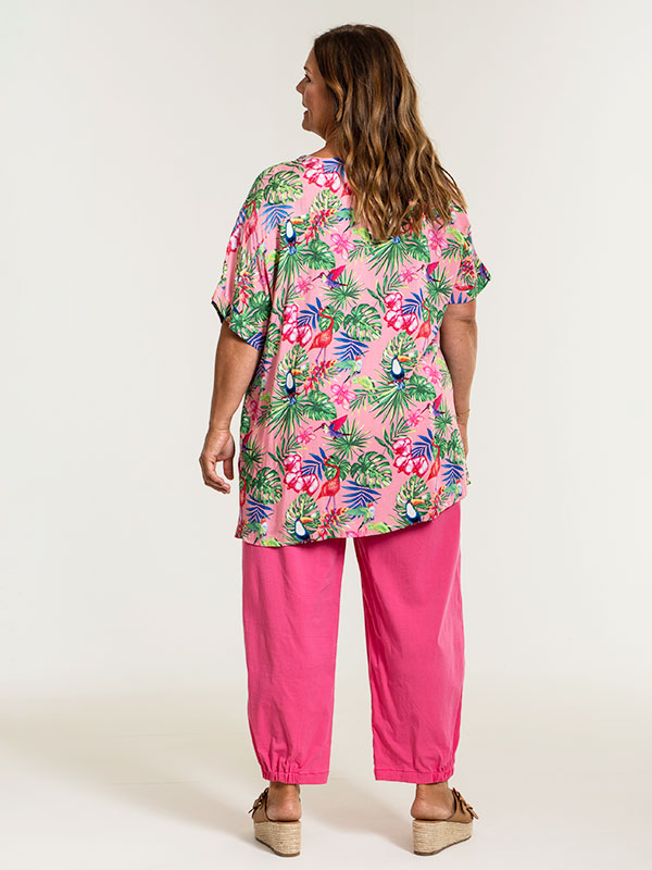 CLARA - Plus Size Byxor fra Gozzip