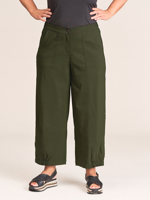 CLARA - Plus Size Byxor fra Gozzip