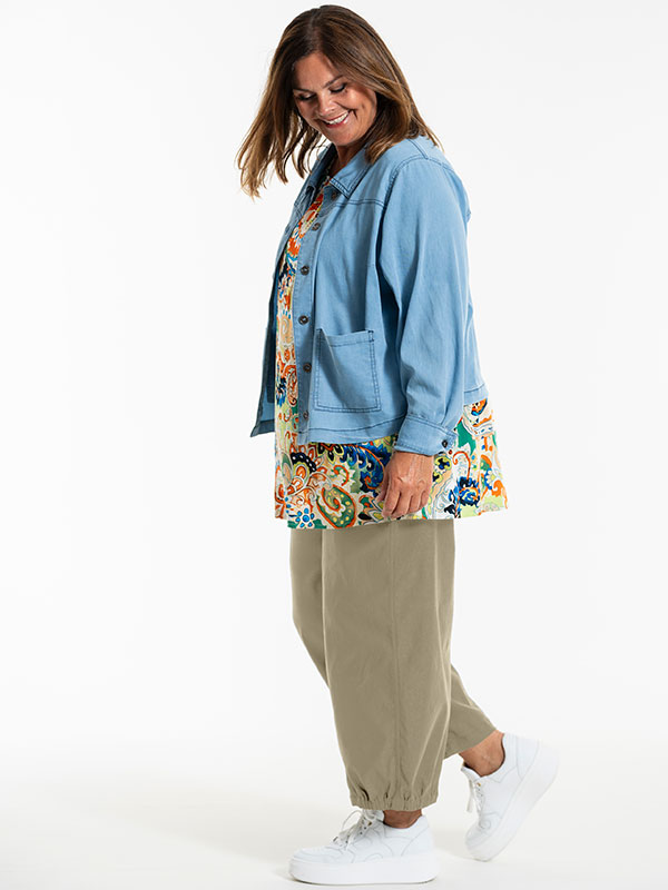 CLARA - Plus Size Byxor fra Gozzip