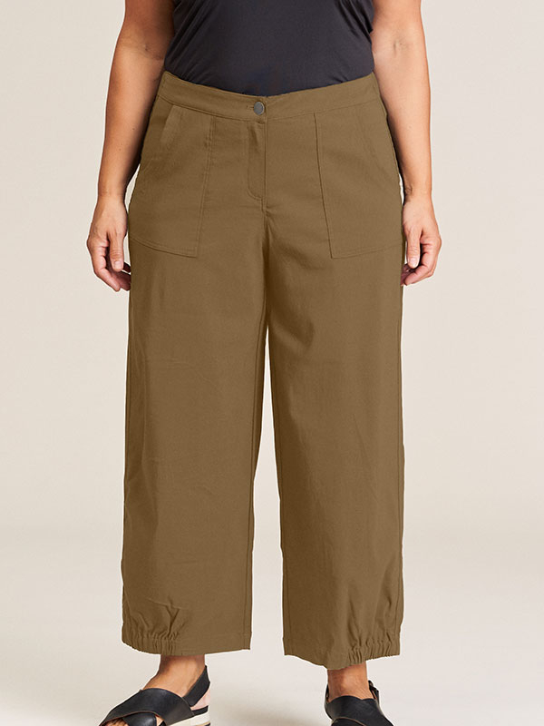 CLARA - Plus Size Byxor fra Gozzip
