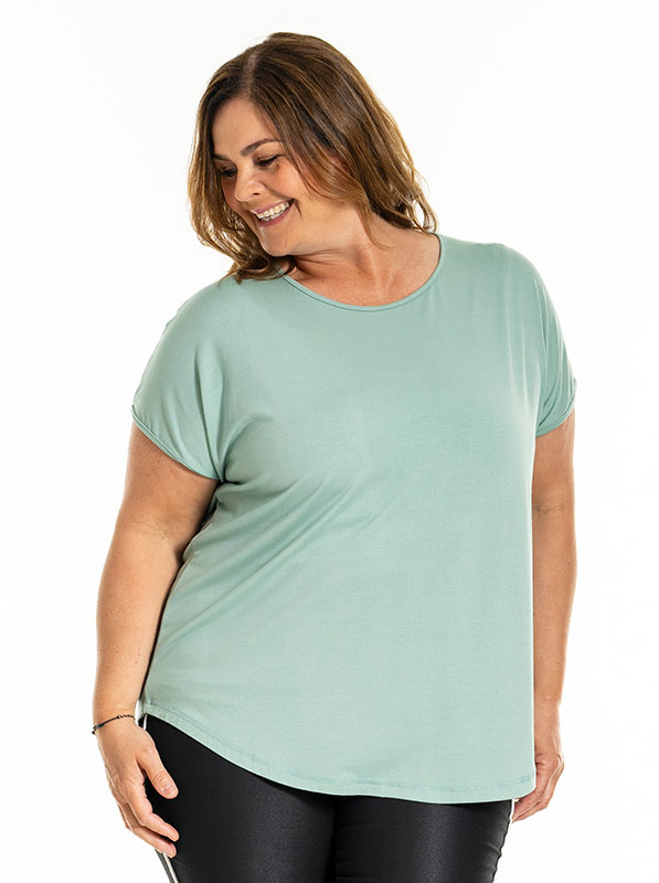 GITTE - Plus Size T-shirt fra Gozzip