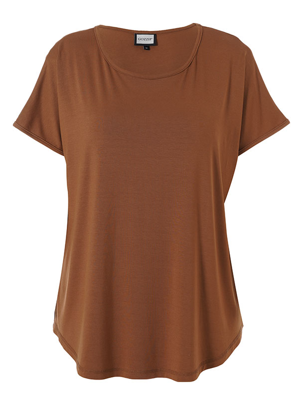 GITTE - Plus Size T-shirt fra Gozzip