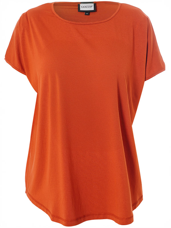 GITTE - Plus Size T-shirt fra Gozzip