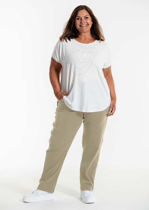 CLARA - Plus Size Byxor fra Gozzip