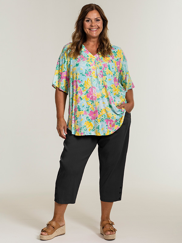 CLARA  - Plus Size Byxor fra Gozzip