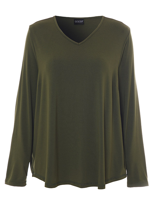 GITTE - Plus Size Blus fra Gozzip