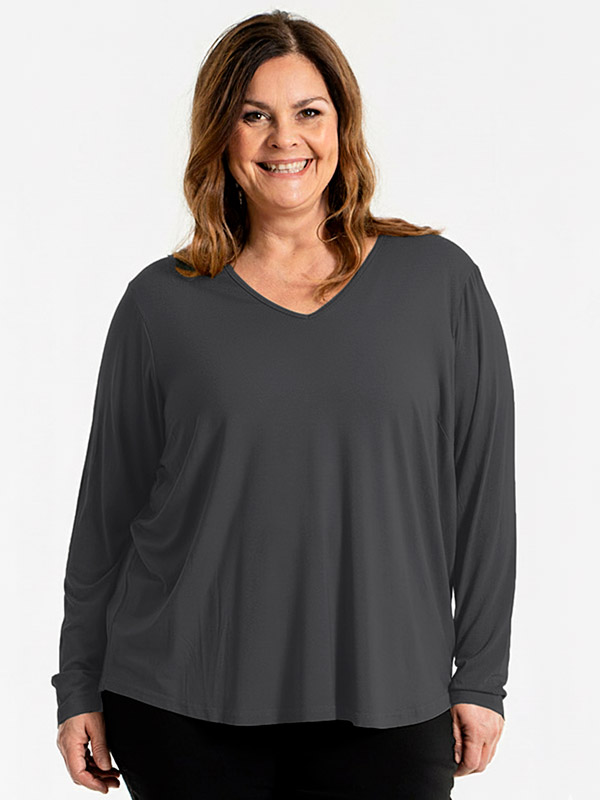 GITTE - Plus Size Blus fra Gozzip