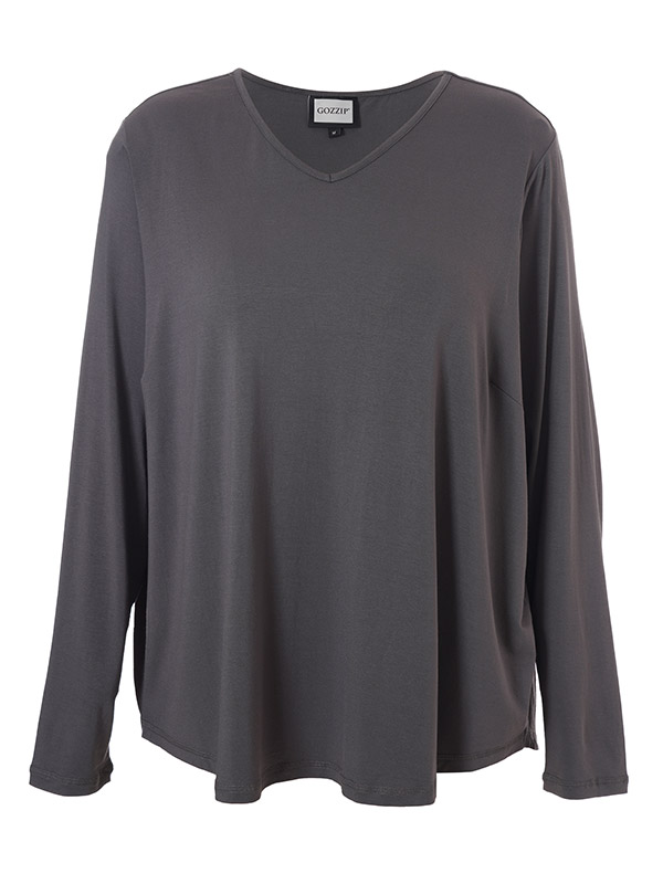 GITTE - Plus Size Blus fra Gozzip