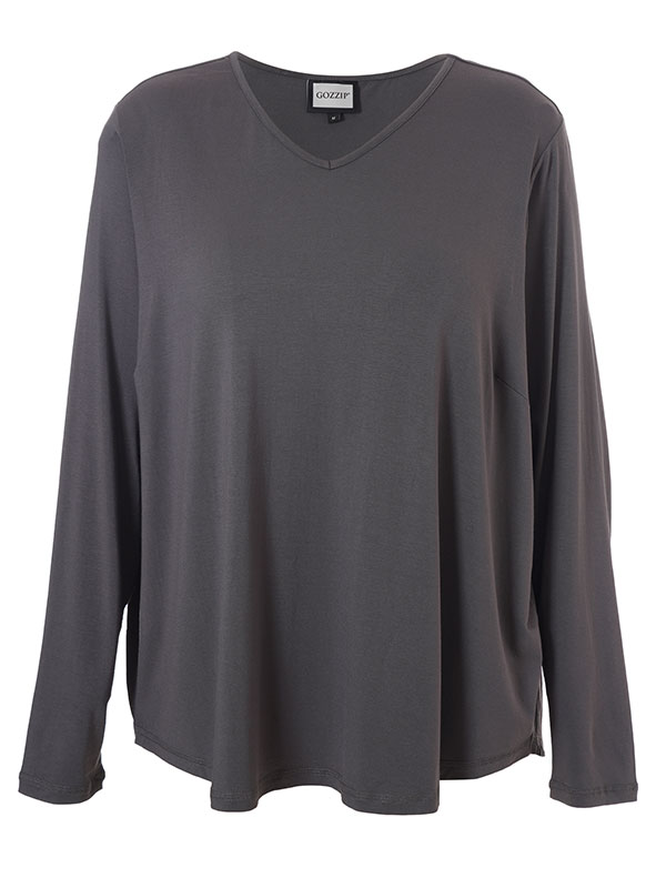 GITTE - Plus Size Blus fra Gozzip