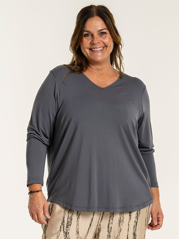 GITTE - Plus Size Blus fra Gozzip
