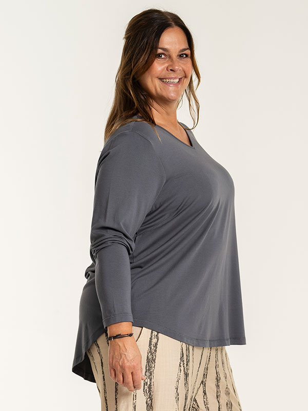 GITTE - Plus Size Blus fra Gozzip