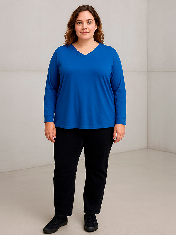 GITTE - Plus Size Blus fra Gozzip