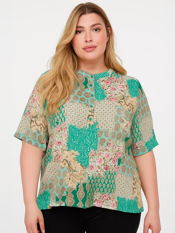ADCONJA - Plus Size Blus fra Adia
