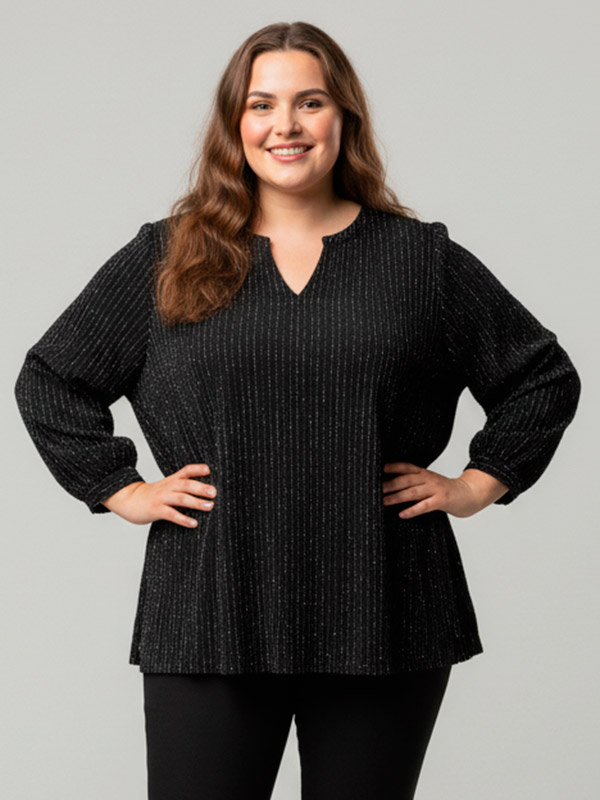 ADEBUR - Plus Size Blus fra Adia