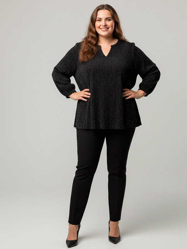 ADEBUR - Plus Size Blus fra Adia